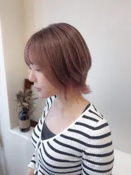 【人気No2】小顔カット+艶感カラー✨