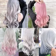 ブリーチダブルカラー+シールエクステ60枚¥30000