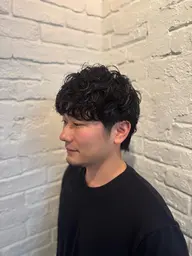 【5/31限定】🌀メンズカットパーマ ※スタイリスト前テストの無料でさせていただきますが初めてのパーマの方に限ります！