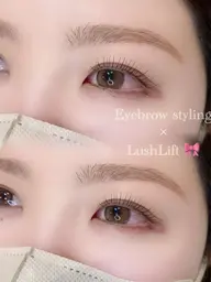 【当日予約限定!】似合わせまつげパーマ🎀束感仕上げ💎+美眉スタイリング