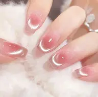 【2級持ち研修ネイリスト】当店人気No.1チークマグネットフレンチ