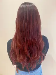 ダウンスタイル　ヘアアレンジ