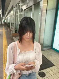 前髪カット＋前髪縮毛矯正💇‍♀️