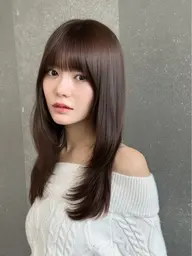 平日限定✨ダメージレス透明感全頭カラー✨＋髪質改善3ステップトリートメント🍀︎✨