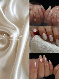 【艶々🤍】オフ無☆オーロラネイル（ベースカラー付き）