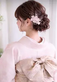 🎀振袖着付け+ヘアセット🎀華やかで崩れにくい1日キープ|目黒駅すぐ