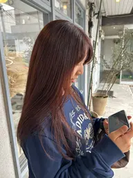 暖色カラークーポン！超音波アイロントリートメントサービス(ブリーチなしで作る暖色カラーのクーポンです)