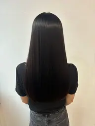 髪質改善ストレート+似合せカット+抗酸化ケア✨🍊