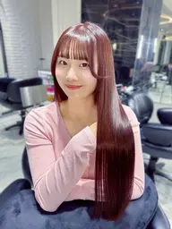 【フルコース】カット/カラー/縮毛矯正/髪質改善トリートメント¥23800