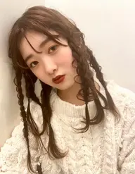 🐬前処理トリートメント付き艶パーマ➕カット(セミロング)