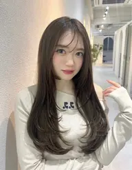 【♡ご新規様人気NO.2♡】 顔周りカット＋ケアカラー＋3Stepトリートメント🩷 Refaファインバブル付き！