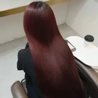 【ブリーチ無しでも透明感🩷】メンテナンスカット✂︎＋Wケアカラー👩‍🦰＋4stepTR✨