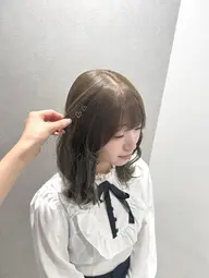 ♡前髪縮毛矯正+ダメージ補修トリートメント🫧