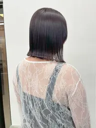 🌀前髪縮毛🌀＋ワンカラー＋トリートメント✨️