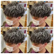 メンズカット➕パーマ➕トリートメント〖新宿/フェザーパーマ/ツイストスパイラル/波巻きスパイラル/スペインカール〗