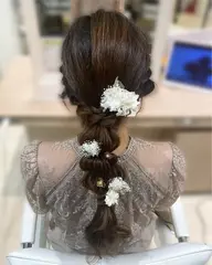 ヘアセット🎀【最終受付18時30分】お出かけ前簡単アレンジから結婚式や浴衣のセットなどのしっかりセットされたい方♪