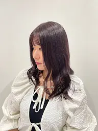4.5月限定価格!!【悩みに合わせてカスタマイズ✨】 カット+艶カラー+Aujuaトリートメント❤︎