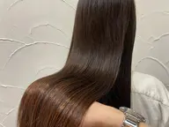 ✨地毛風ストレート✨カット+縮毛矯正＋高濃度トリートメント📣ロング料金無し‼️