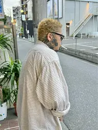 【EasyDrill】メンズカット+ブリーチ+ドリルパーマ 【写真撮影OKの方のみ】