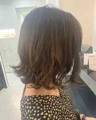 カット+デジタルパーマ+前処理