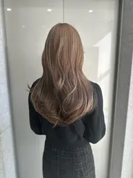 【🌿限定メニュー🌿】トレンドカット➕ブリーチなしダブルカラー➕プレミアム髪質改善トリートメント➕コテ巻き🕊🤍