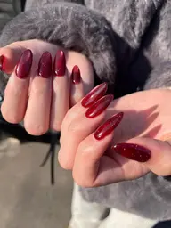 《オフなし》長さだしスカルプ10本＋ワンカラーorラメグラデーション