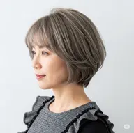 🌟5/5限定🌟白髪ぼかしハイライトカラー🩵