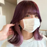 ⭐️おすすめ⭐️カット+イヤリングカラー+極艶トリートメント