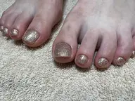 フットネイル🦶🏼💕ワンカラー🍒✨（オフなし）