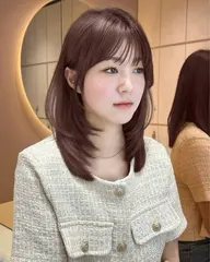 韓国風カット🇰🇷＋白髪染めも⭕️【リタッチカラー】＋うる艶トリートメント❕