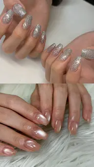 【オフなし🌼】マグネットネイルorフラッシュラメ