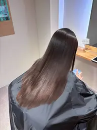 カット＋イルミナカラー＋資生堂サブリミックトリートメント【クセうねりを抑えてしなやかでまとまりのある髪に】