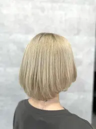【ダメージレス】カット＋ケアブリーチダブルカラー(全頭ブリーチ＋カラー)＋ULTOWA髪質改善トリートメント🌈
