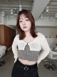 ミニモ限定❗️口コミ投稿&バックスタイル撮影ご協力の方限定❗️極上のナチュラル前髪縮毛矯正&骨格診断カット💇🏻