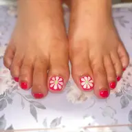 フットネイル親指アート