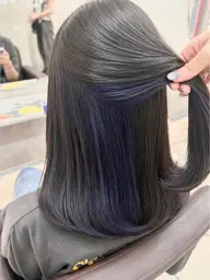 ‪💠低ダメージインナー💠　　　　　　　　　カット➕インナー/イヤリング(ブリーチ込)➕カラー➕CMCトリートメント