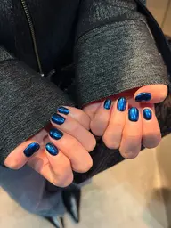 ジェルオフ無料【定額ネイル】　韓国Y2K★ミラーネイル