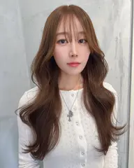 ☘️サラサラにしたい方☘️カット＋透明感カラー＋韓国式水トリートメント🫧#レイヤーカット#ボブ#ロング#ミディアム