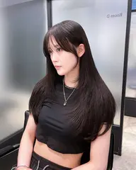 韓国レイヤーカット+リタッチカラー＋髪質改善トリートメント