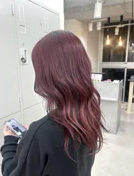 «🍒暖色系にしたい方🍒»暖色カラー+Aujua プチトリートメント＋髪のセット込み