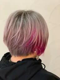 カット＋ブリーチ込みダブルカラー&前処理トリートメント