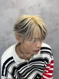 🔥ご新規様価格🔥メンズカット+ブリーチありダブルカラー🌀