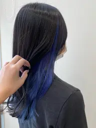 カット+デザインカラー🦄+内部補修トリートメント🩵