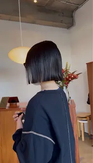 カット＋シャンプー　　スタイルの指定はありません。