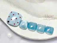 ミニモ価格🌈フットシンプル（親指アート付き）☞オフ無し🐻フットバス込み