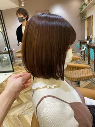 🍎柔らかカット✂️+スチームトリートメント🍀+柔らか縮毛矯正🌟