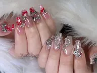 自爪✨🎀ややゴージャスアートやり放題（韓国風/バレエコア/ガーリー）¥11000