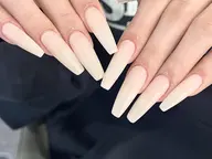 🩵チップ長さだし🩵ワンカラー・ラメグラデーション　オフなし