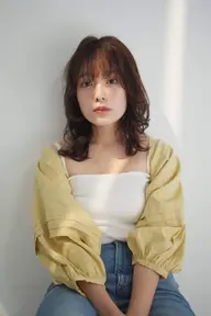 【4月限定】カット+髪質改善イルミナカラー+オージュアトリートメント ¥23100→¥12100