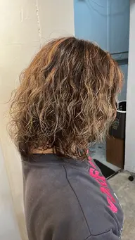 スパイラルパーマモデルカット込み✂️4step超音波トリートメント🩷